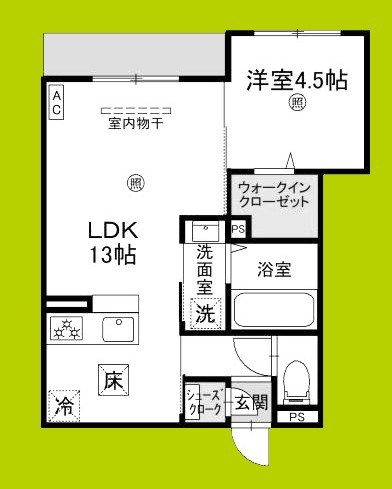 Clashist中宮3丁目 間取り