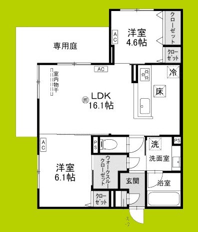 ファブール東羽衣 間取り