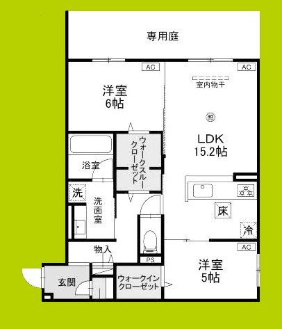 ファブール東羽衣 間取り