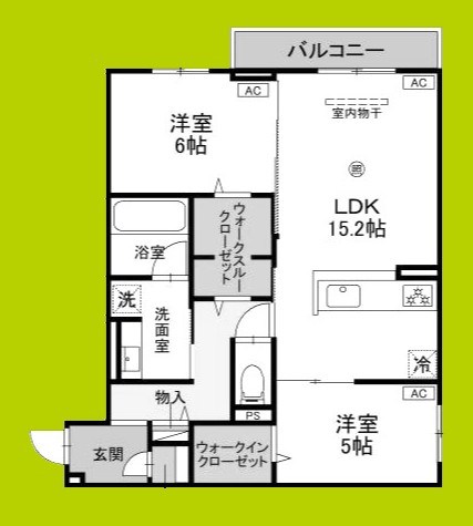 ファブール東羽衣 間取り