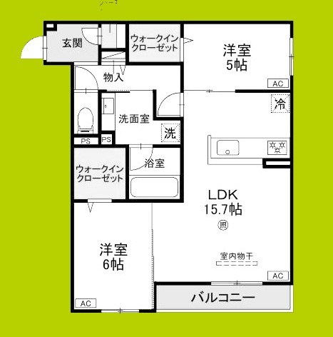 ファブール東羽衣 間取り