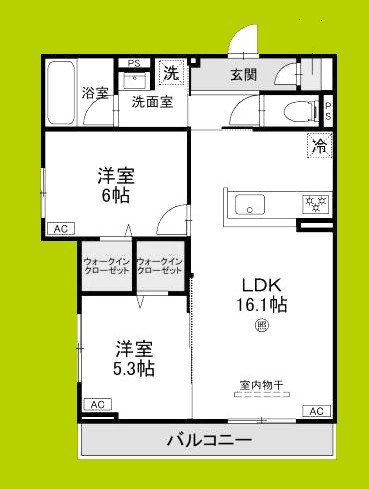 ファブール東羽衣 間取り
