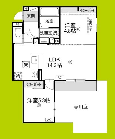 Clashist中宮3丁目 間取り