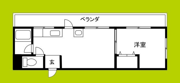 ニューハイツ川端 間取り
