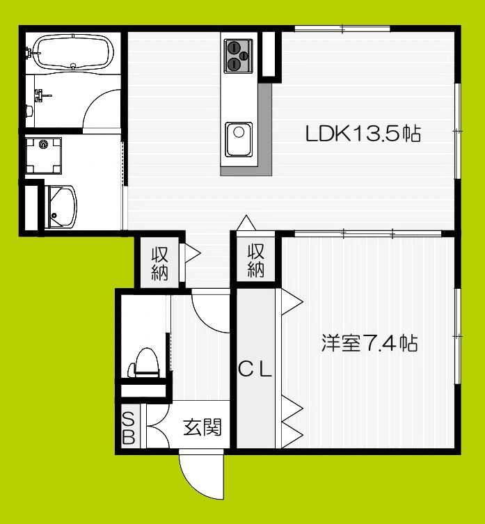 ウェルゲートノース 間取り