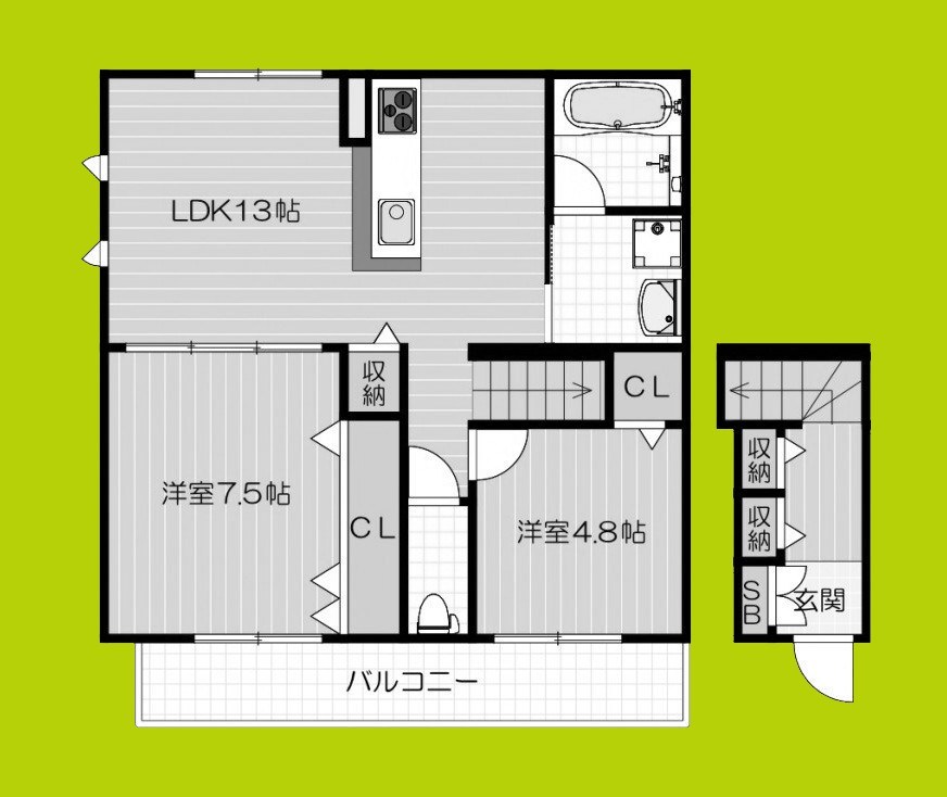 ウェルゲートノース 間取り