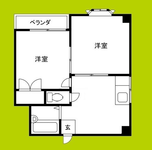 幸和セントラルビル平野 間取り