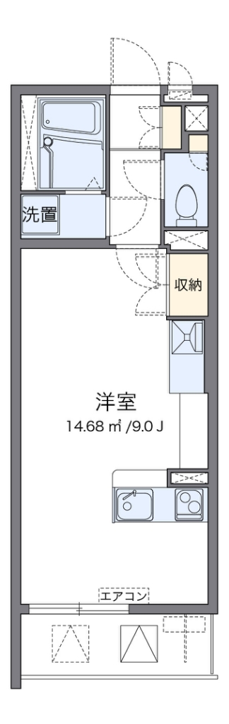 ミランダ浪華Ⅴ 間取り