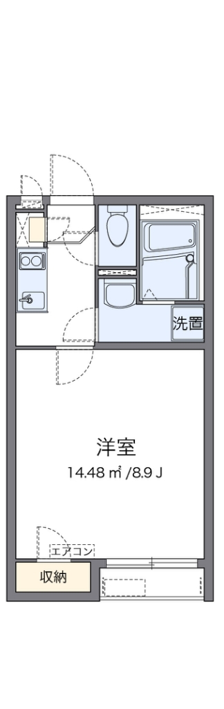 クレイノアペルト泉佐野Ⅰ 間取り