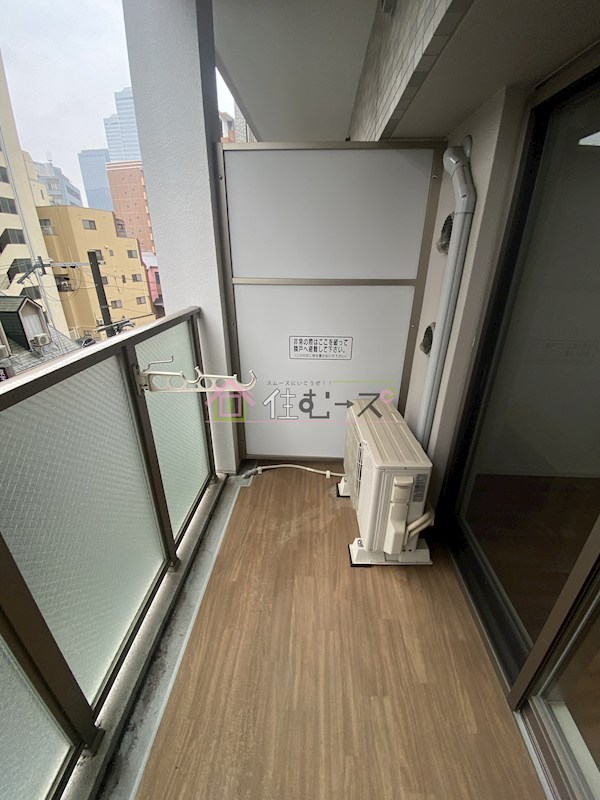 エスリード京橋グランツ ベランダ