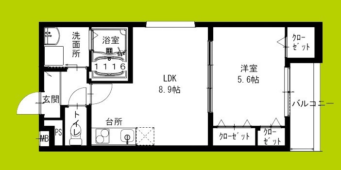 フジパレス羽衣駅南 間取り