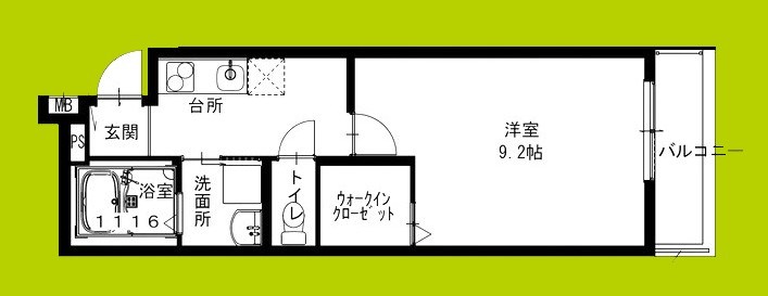 フジパレス羽衣駅南 間取り