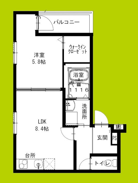 フジパレス羽衣駅南 間取り