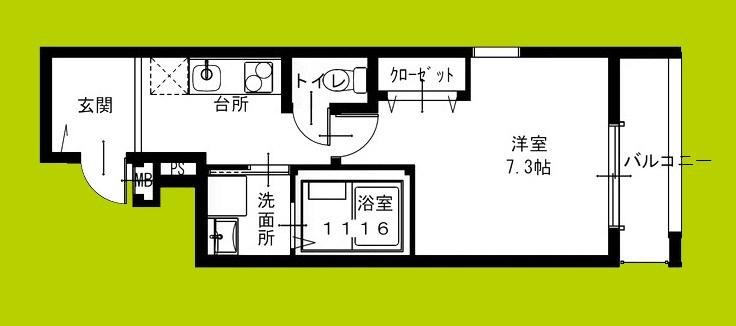 フジパレスあびこ駅北Ⅱ番館 間取り