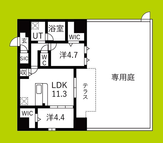 スプランディッドX 間取り