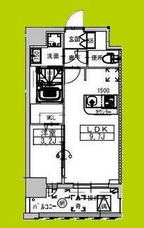 ミラージュパレス大阪ドームProsper 間取り