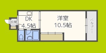 東洋プラザ高倉 間取り