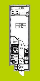 ミラージュパレス大阪ドームProsper 間取り