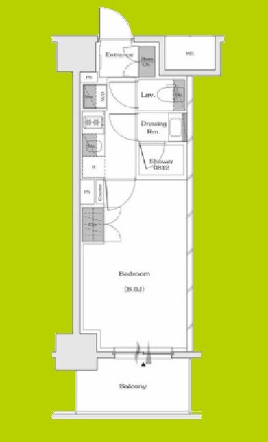 ザ・パークハビオ谷町六丁目テラス 間取り