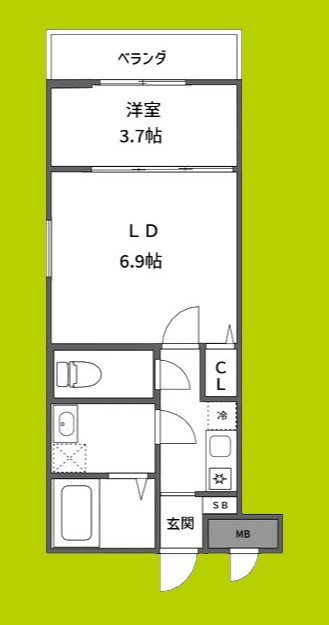 クレスト高安 間取り