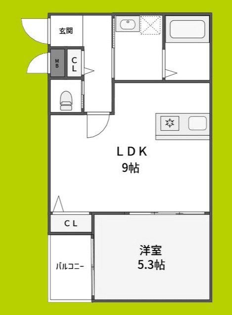 クレスト高安 間取り