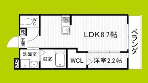 リアコート枚方御殿山SOUTH 間取り