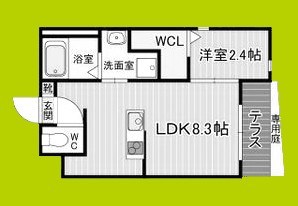 リアコート枚方御殿山SOUTH 間取り