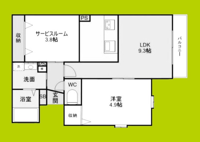 プレシャス神崎川 間取り
