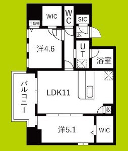 スプランディッドX 間取り図
