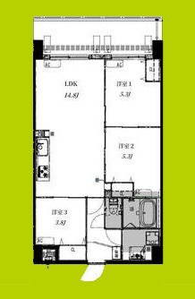 Alivis野田阪神 間取り