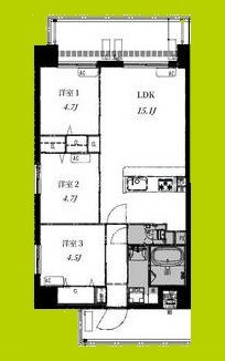 Alivis野田阪神 間取り