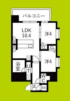 スプランディッド玉造 間取り