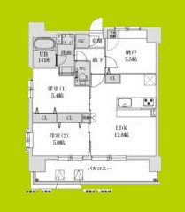 スプランディッド玉造DUE 間取り