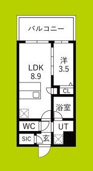 スプランディッド玉造 間取り