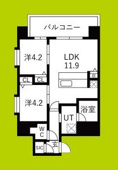 スプランディッド玉造 間取り