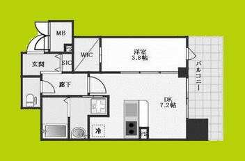 la Waison NAMBA west 間取り