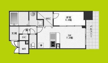 la Waison NAMBA west 間取り