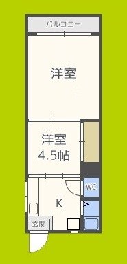 Regalo新森B棟 間取り