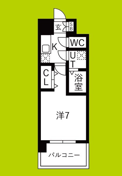 レジュールアッシュあびこ 間取り