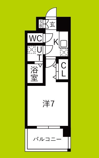 レジュールアッシュあびこ 間取り