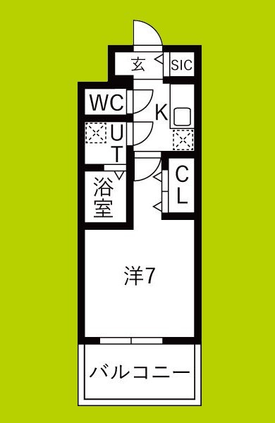 レジュールアッシュあびこ 間取り