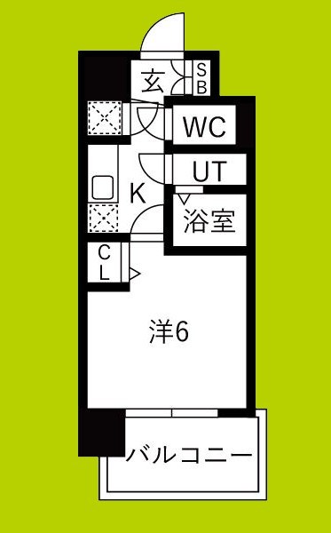 レジュールアッシュ緑橋駅前 間取り