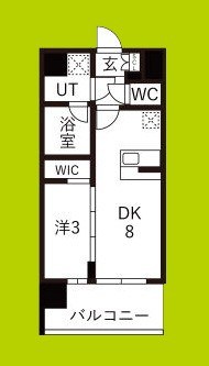 エスリードレジデンス玉造ザ・イースト　 間取り図