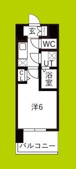 エスリードレジデンス玉造ザ・イースト　 間取り