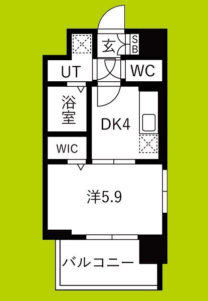 レジュールアッシュ緑橋駅前 間取り