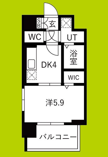 レジュールアッシュ緑橋駅前 間取り
