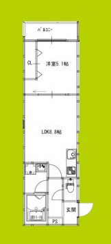 EIJU粉浜駅前 間取り