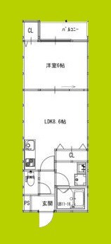 EIJU粉浜駅前 間取り