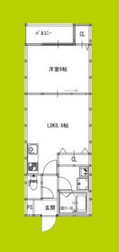 EIJU粉浜駅前 間取り