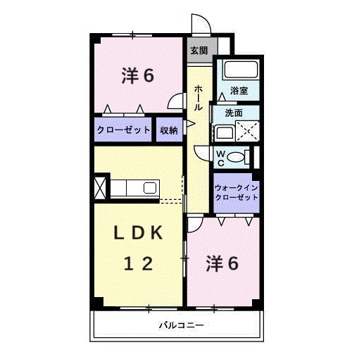 ソレアードⅡ 間取り